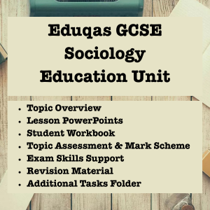 Eduqas GCSE Sociology - Education