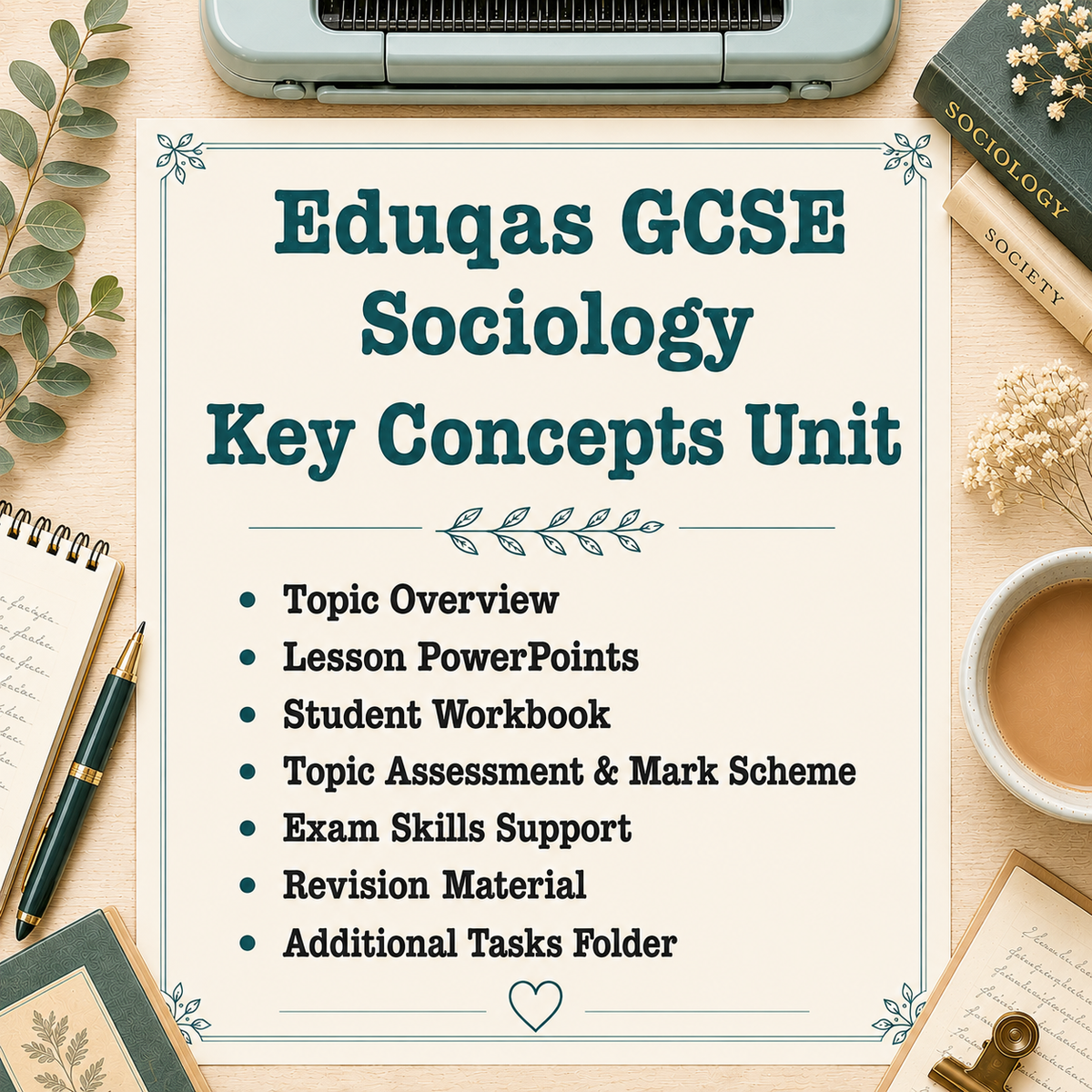 Eduqas GCSE Sociology - Key Concepts Unit