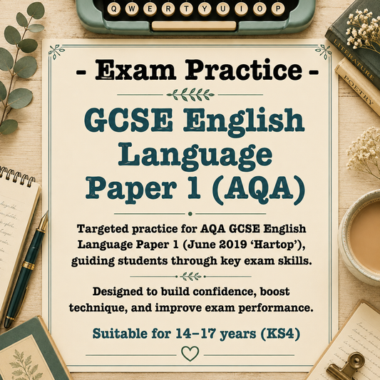 AQA GCSE English Language Paper 1 Revision-Hartop June 2019