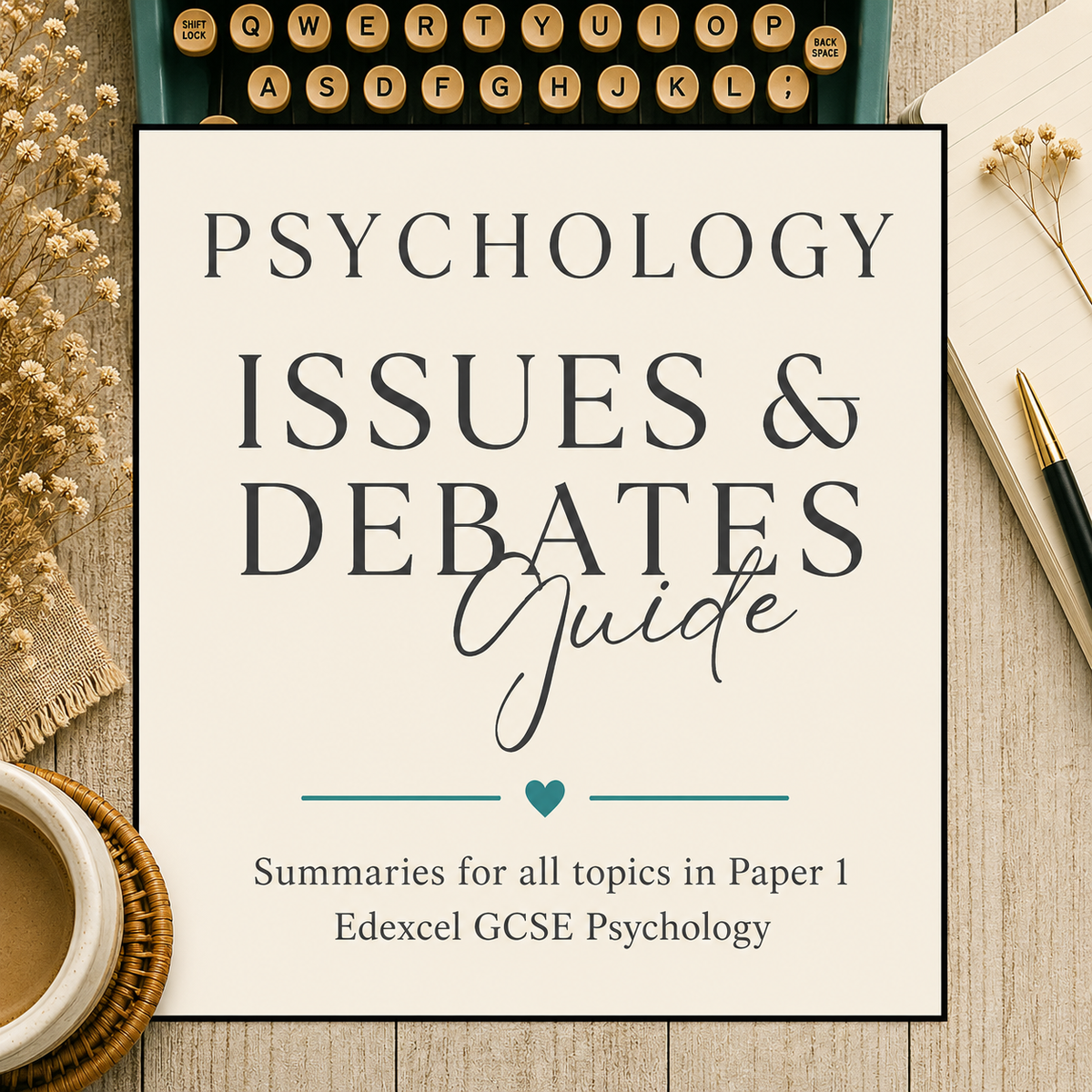 Edexcel GCSE Psychology Revision - Paper 1 Issues and Debates 9 Marker Booklet