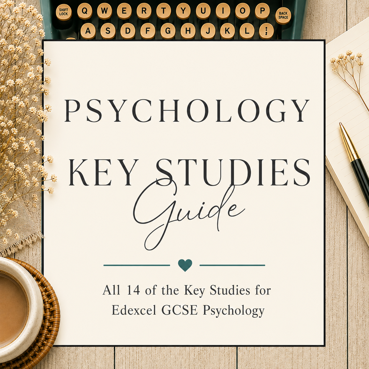 Edexcel GCSE Psychology Revision - Key Studies Revision Booklet Paper 1 and Paper 2