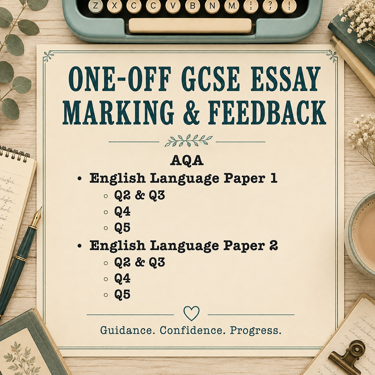 One-Off GCSE Essay Marking & Feedback
