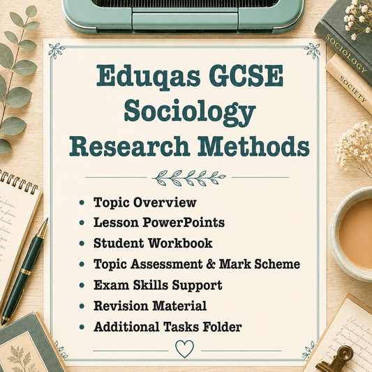 Eduqas GCSE Sociology - Research Methods